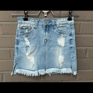 Seven For All Mankind  Girls  Distressed jean skirt  5